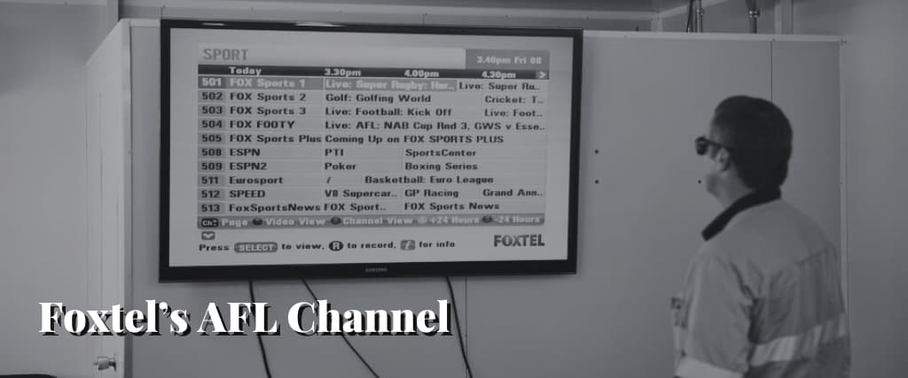 Foxtel’s AFL Channel