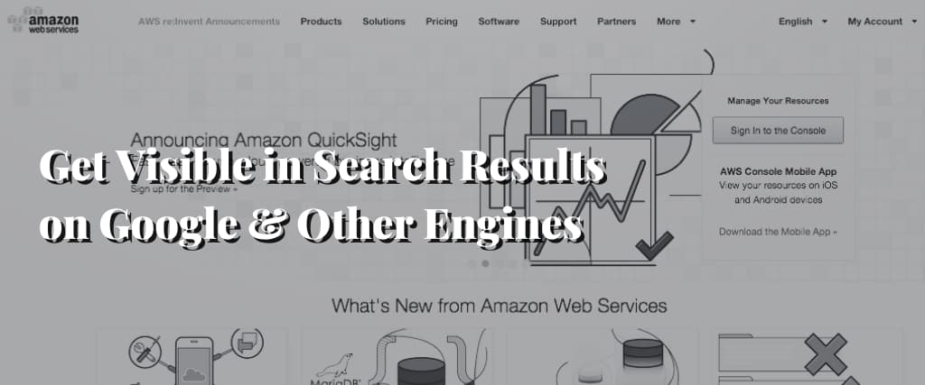 Get Visible in Search Results on Google & Other Engines