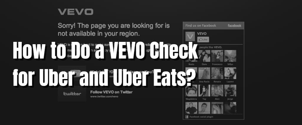 How to Do a VEVO Check for Uber and Uber Eats