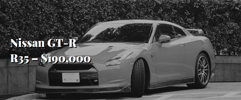 Nissan GT-R R35 – $190,000